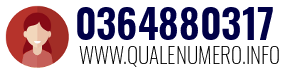 Numero di telefono 0364880317 0364880317