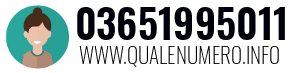 Numero di telefono 03651995011 03651995011