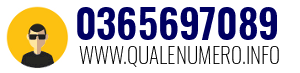 Numero di telefono 0365697089 0365697089
