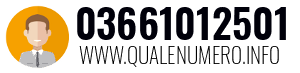 Numero di telefono 03661012501 03661012501