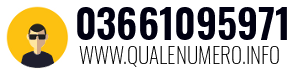 Numero di telefono 03661095971 03661095971