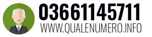Numero di telefono 03661145711 03661145711
