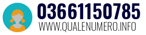 Numero di telefono 03661150785 03661150785