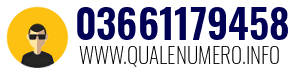 Numero di telefono 03661179458 03661179458