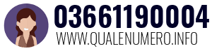 Numero di telefono 03661190004 03661190004