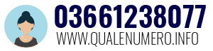 Numero di telefono 03661238077 03661238077
