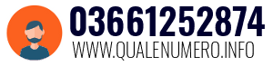 Numero di telefono 03661252874 03661252874