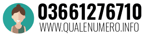 Numero di telefono 03661276710 03661276710