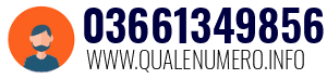 Numero di telefono 03661349856 03661349856