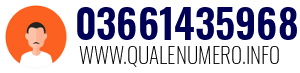 Numero di telefono 03661435968 03661435968