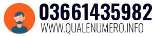 Numero di telefono 03661435982 03661435982