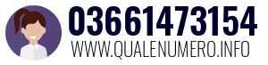Numero di telefono 03661473154 03661473154