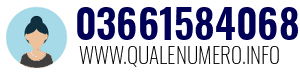Numero di telefono 03661584068 03661584068