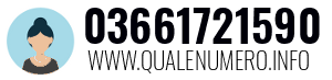 Numero di telefono 03661721590 03661721590