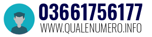 Numero di telefono 03661756177 03661756177