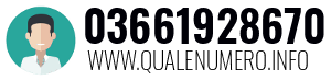 Numero di telefono 03661928670 03661928670