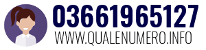 Numero di telefono 03661965127 03661965127