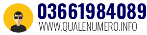 Numero di telefono 03661984089 03661984089