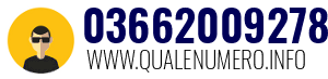 Numero di telefono 03662009278 03662009278