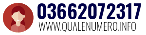 Numero di telefono 03662072317 03662072317