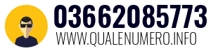 Numero di telefono 03662085773 03662085773