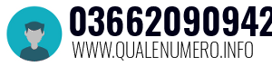 Numero di telefono 03662090942 03662090942