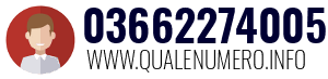 Numero di telefono 03662274005 03662274005
