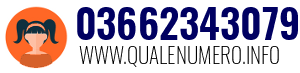 Numero di telefono 03662343079 03662343079