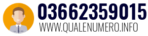 Numero di telefono 03662359015 03662359015