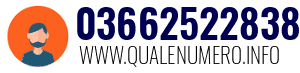 Numero di telefono 03662522838 03662522838