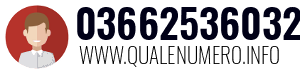Numero di telefono 03662536032 03662536032