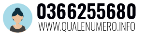 Numero di telefono 0366255680 0366255680