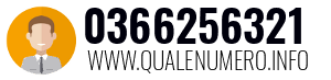 Numero di telefono 0366256321 0366256321