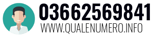 Numero di telefono 03662569841 03662569841