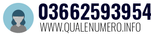 Numero di telefono 03662593954 03662593954