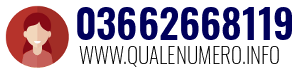 Numero di telefono 03662668119 03662668119