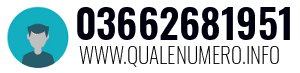 Numero di telefono 03662681951 03662681951