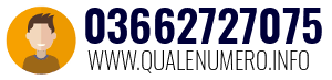 Numero di telefono 03662727075 03662727075