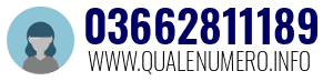 Numero di telefono 03662811189 03662811189