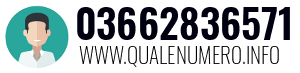 Numero di telefono 03662836571 03662836571