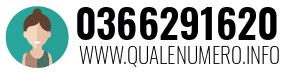 Numero di telefono 0366291620 0366291620