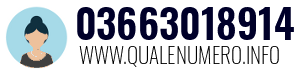 Numero di telefono 03663018914 03663018914
