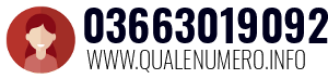 Numero di telefono 03663019092 03663019092