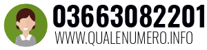 Numero di telefono 03663082201 03663082201