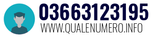 Numero di telefono 03663123195 03663123195