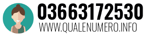 Numero di telefono 03663172530 03663172530