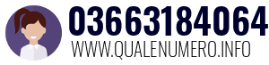 Numero di telefono 03663184064 03663184064