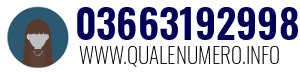 Numero di telefono 03663192998 03663192998