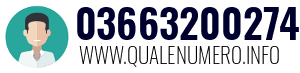 Numero di telefono 03663200274 03663200274