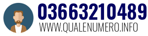 Numero di telefono 03663210489 03663210489